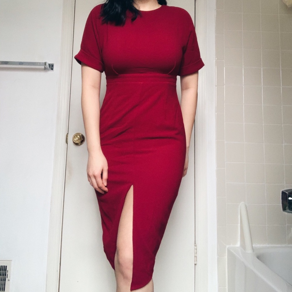Royal Red Dress